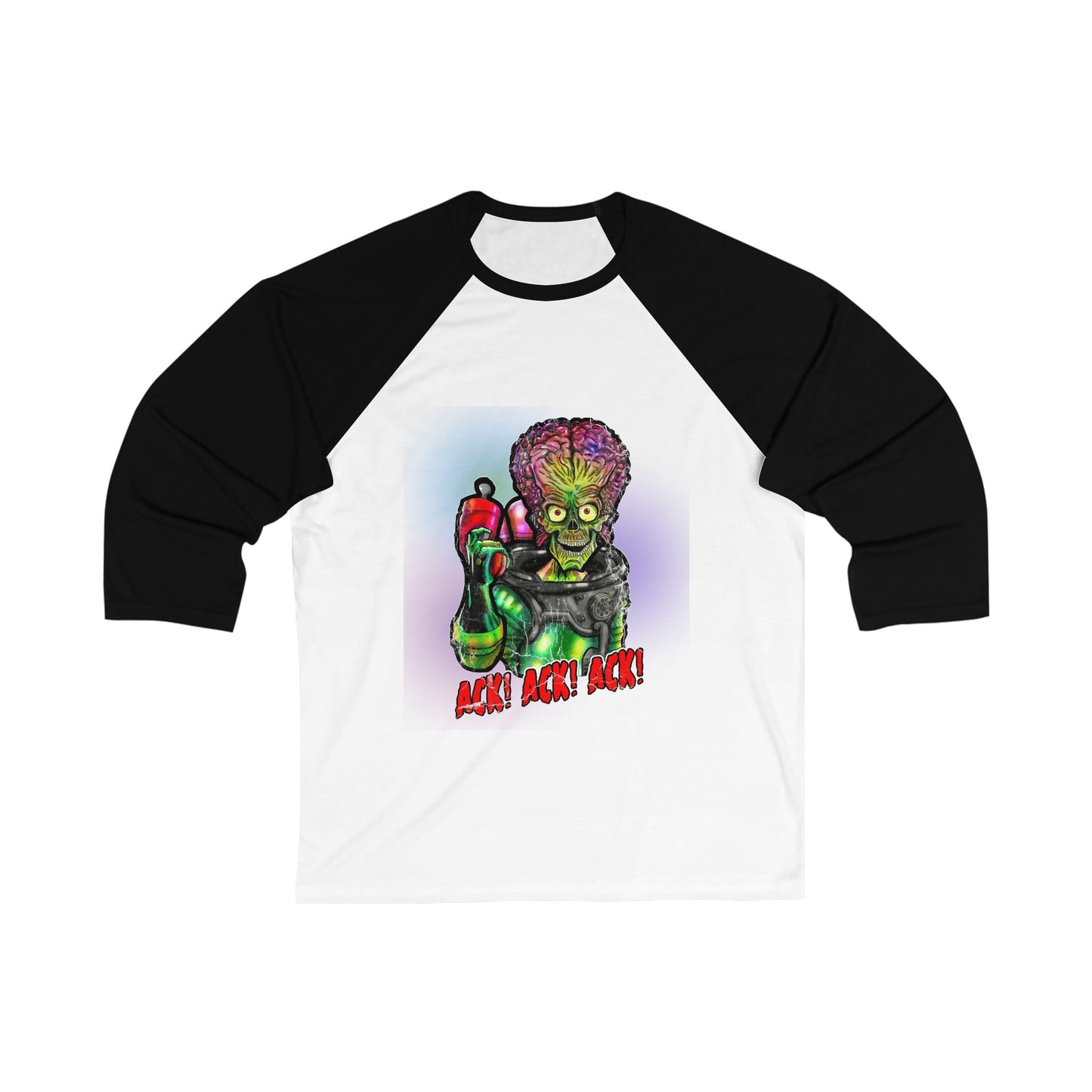 Ack Ack Ack Unisex 3\4 Sleeve Baseball Tee