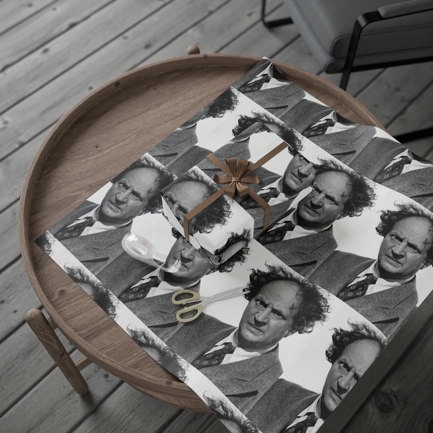 Larry Fine Wrapping Paper
